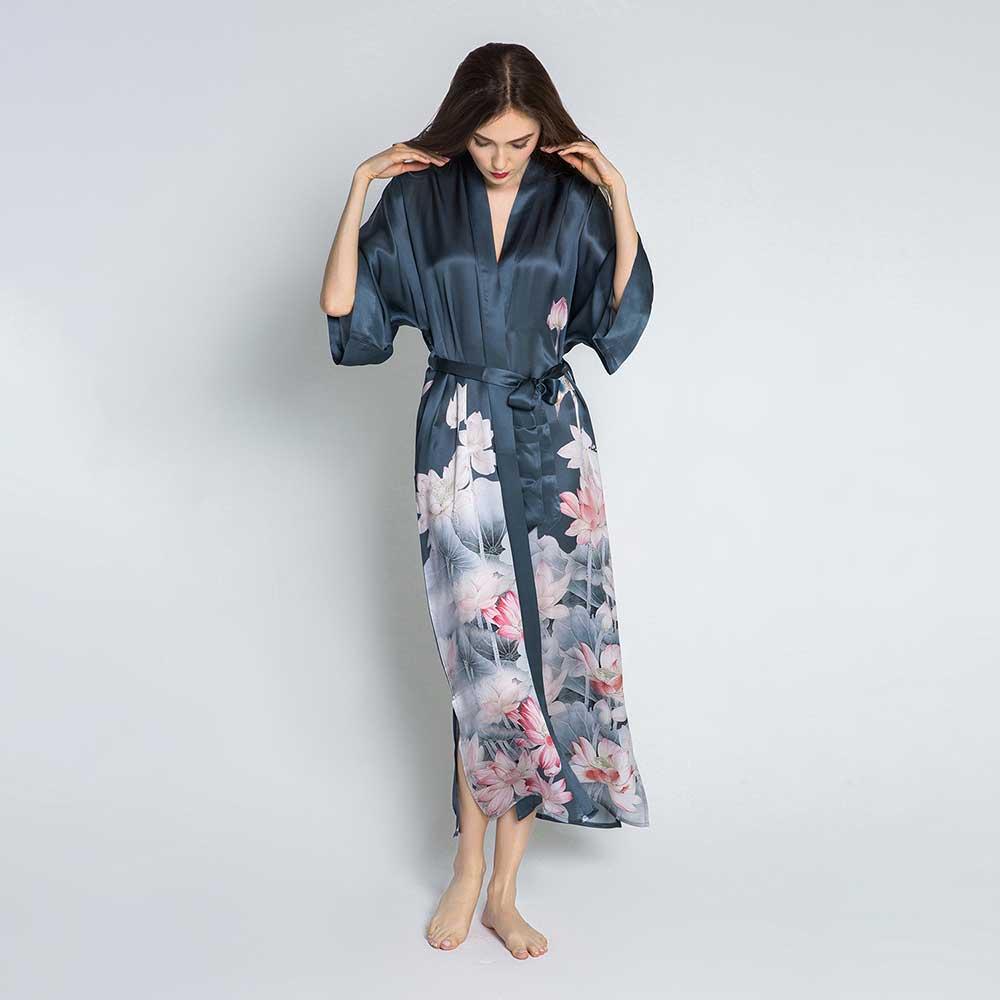 Women's Silk Kimono Robe