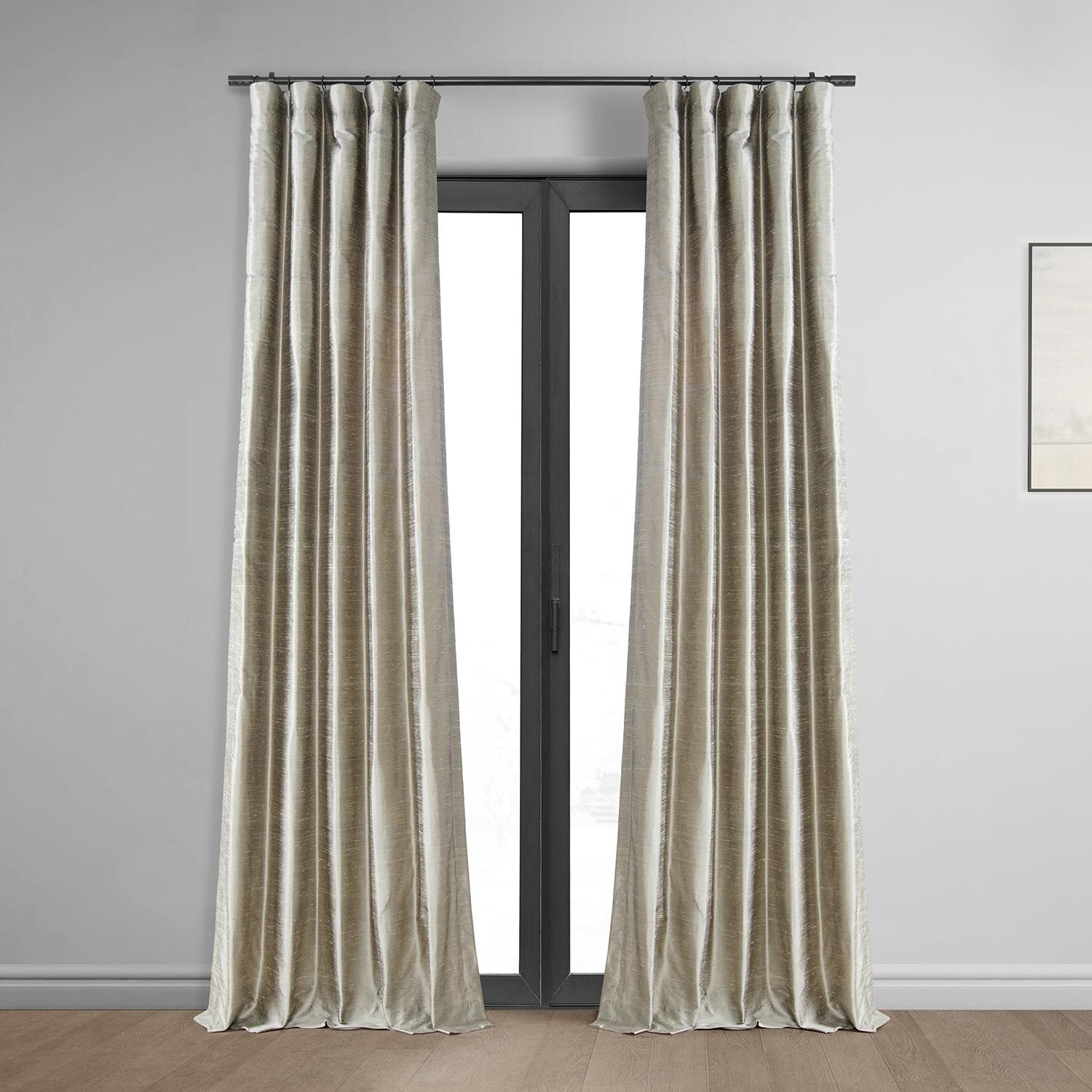 Luxury Mulberry Silk Curtain Panel - Image 5