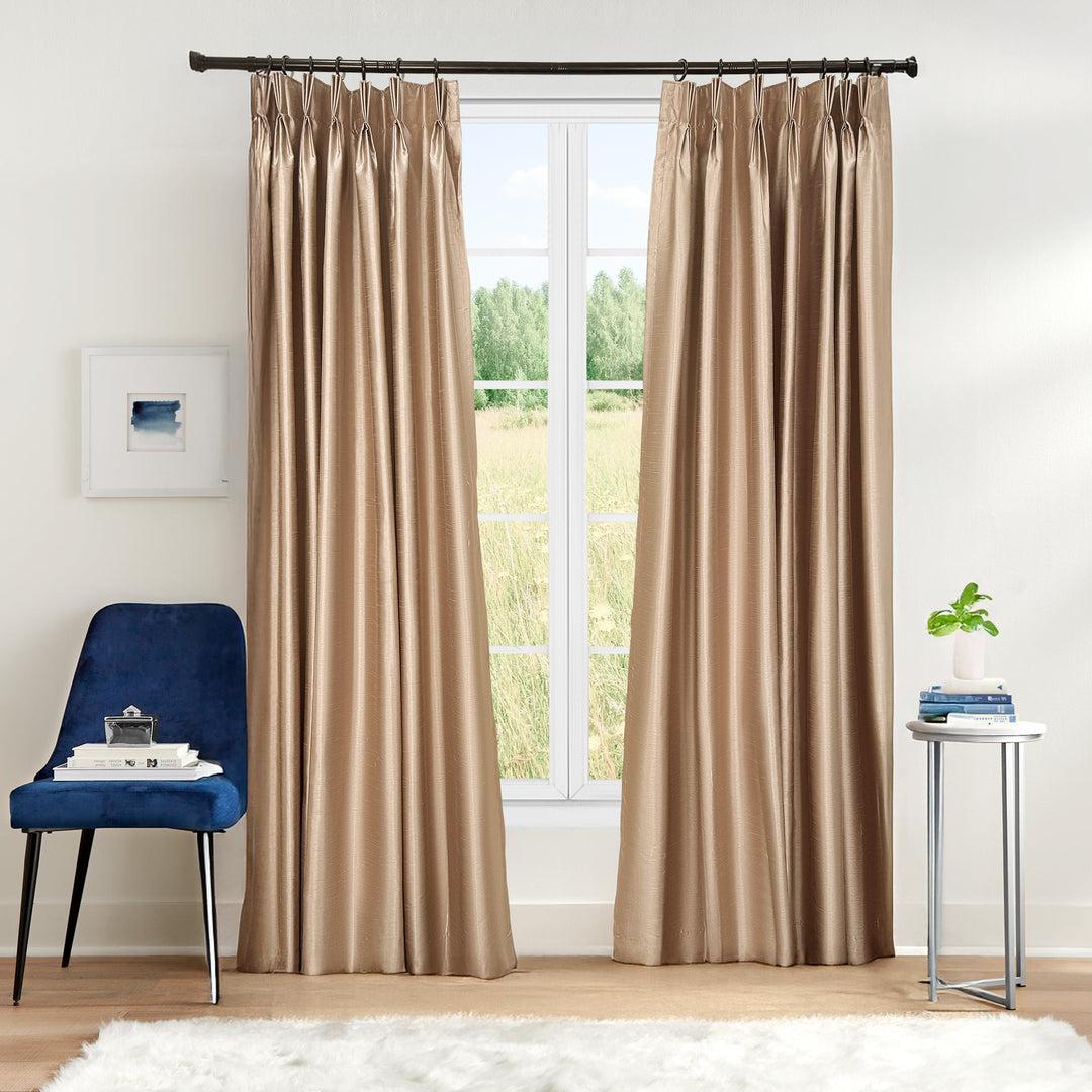 Silk Blend Blackout Curtains - Image 6