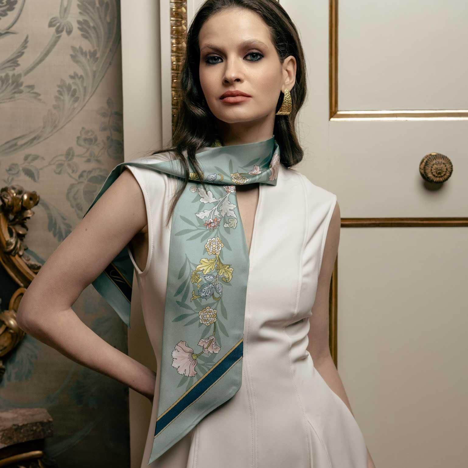 Skinny Silk Scarf (Twilly) - Image 3