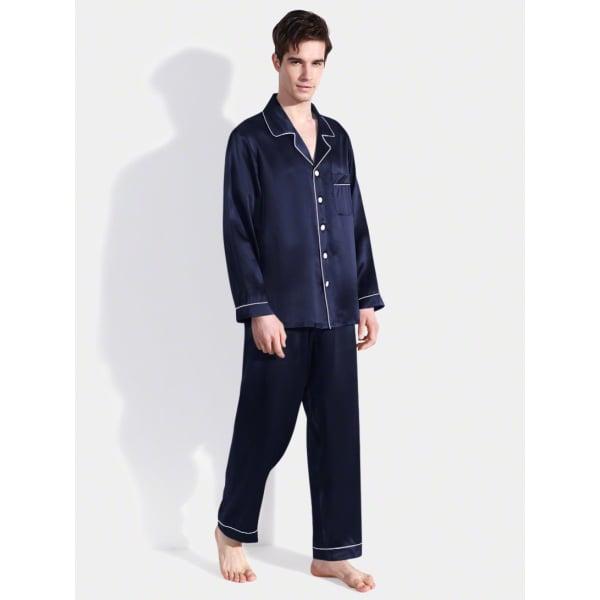 Classic Men's Silk Pajama Set - Image 2